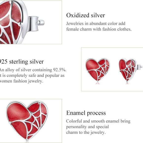 Elegant NINGAN 925 Sterling Silver Cubic Zirconia Hoop Earrings for Sensitive Ea - Picture 5 of 7